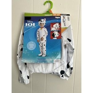 NWT Disney 101 Dalmations Dog Costume Halloween Toddler 3T-4T